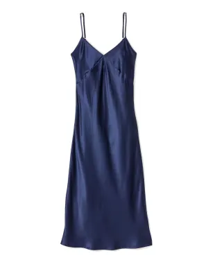 100% Mulberry Silk Navy Cosette Night Dress