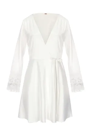 AGATHE ROBE IN IVORY