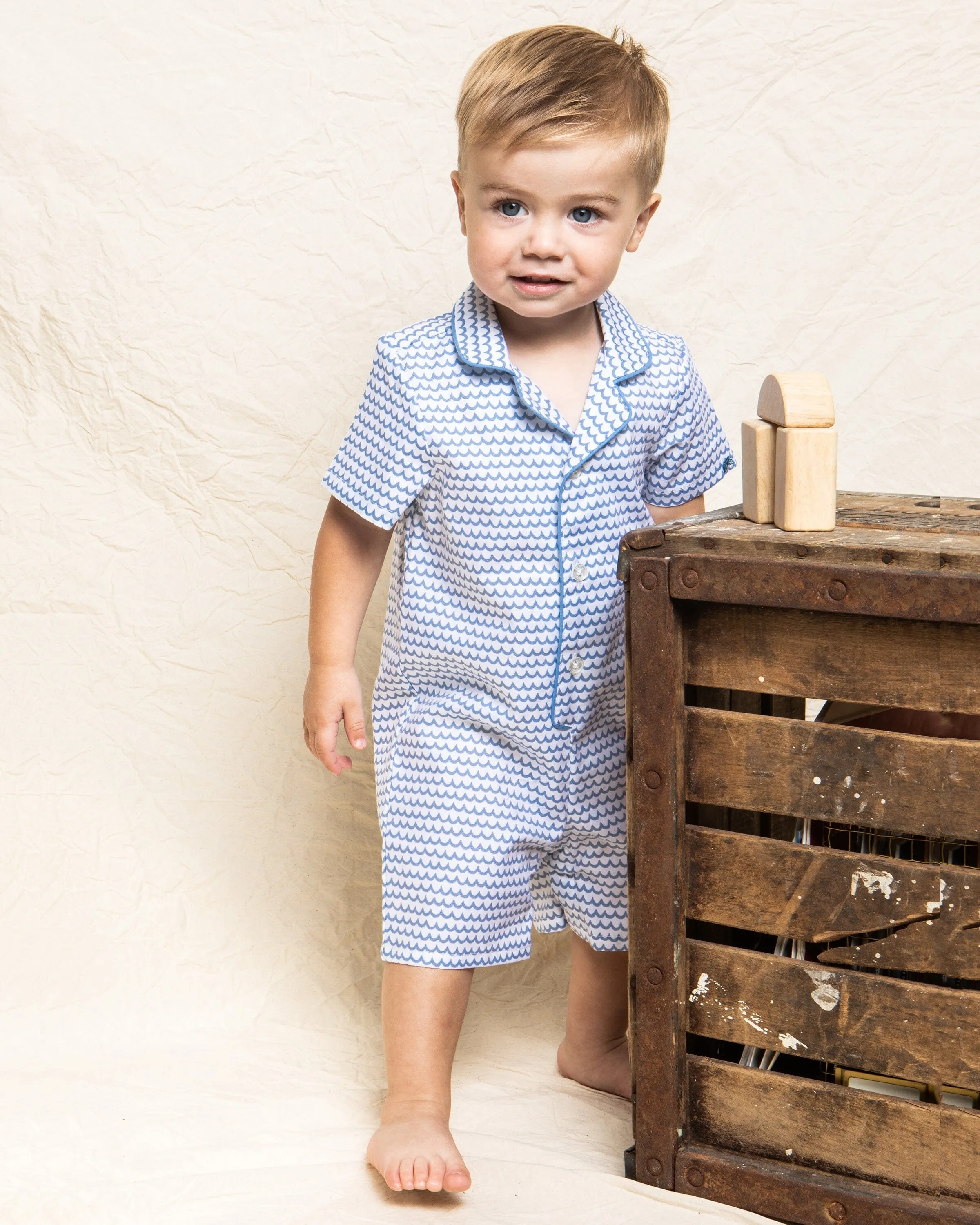 Baby's Twill Summer Romper | La Mer