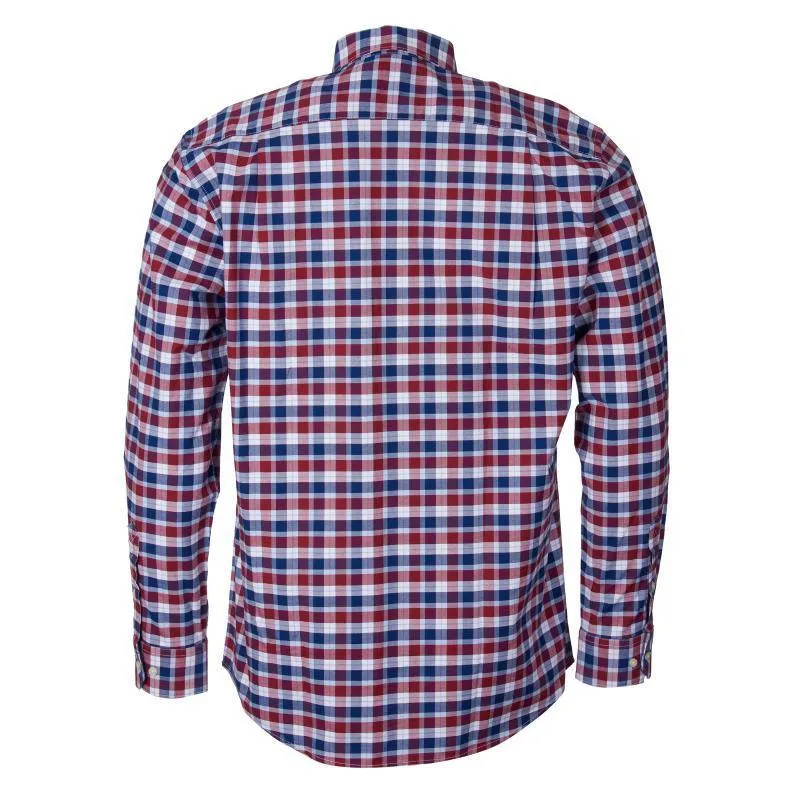 Barbour Country Check 15 Mens Regular Fit Shirt - Rich Red