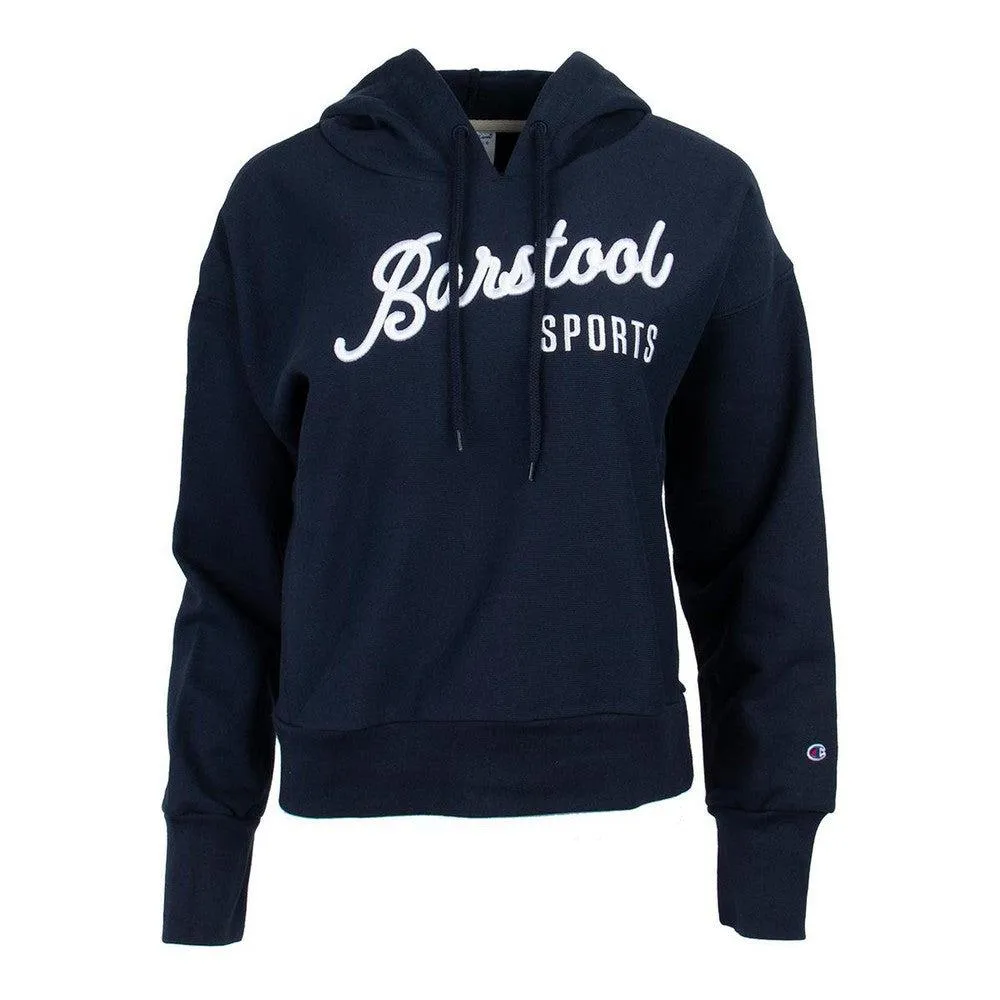 Barstool Sports Women's Champion Cropped Fleece Hoodie