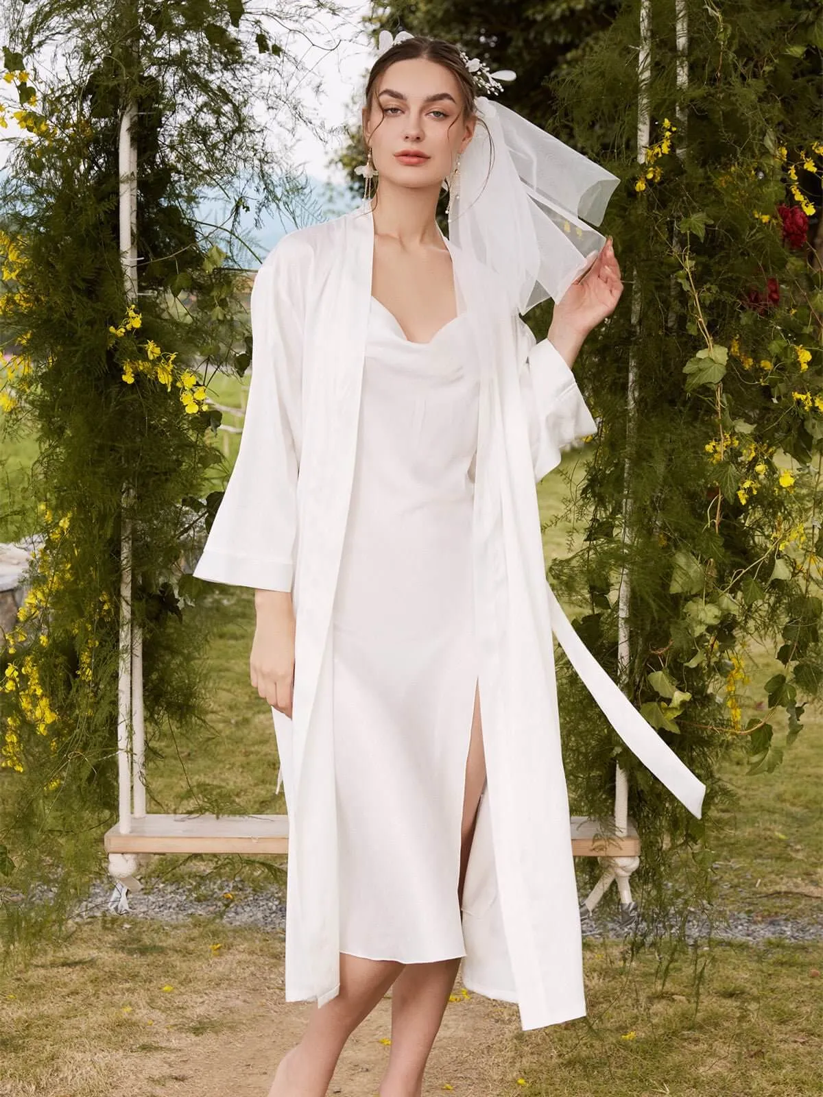 Bridal Robe Dress Set