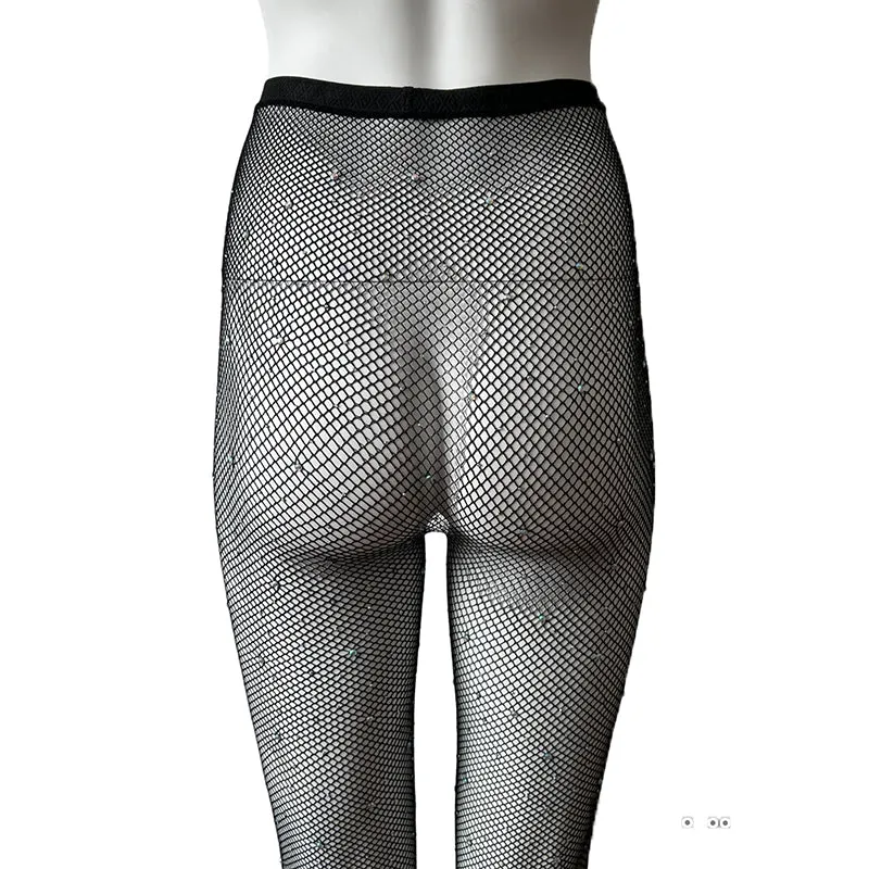 Brilliance Fishnet Rhinestone Leggings