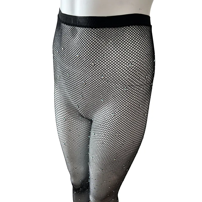 Brilliance Fishnet Rhinestone Leggings