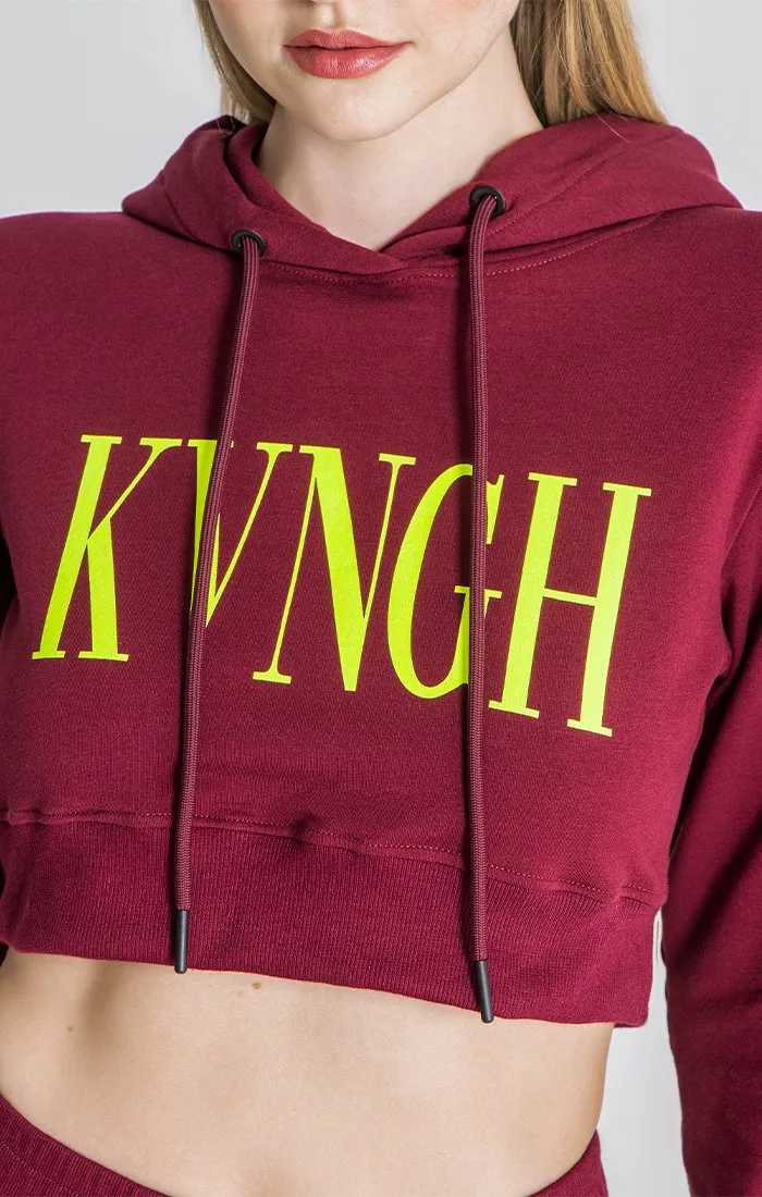 Burgundy Lucifer Hoodie