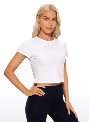 Butterluxe Cropped Short Sleeve