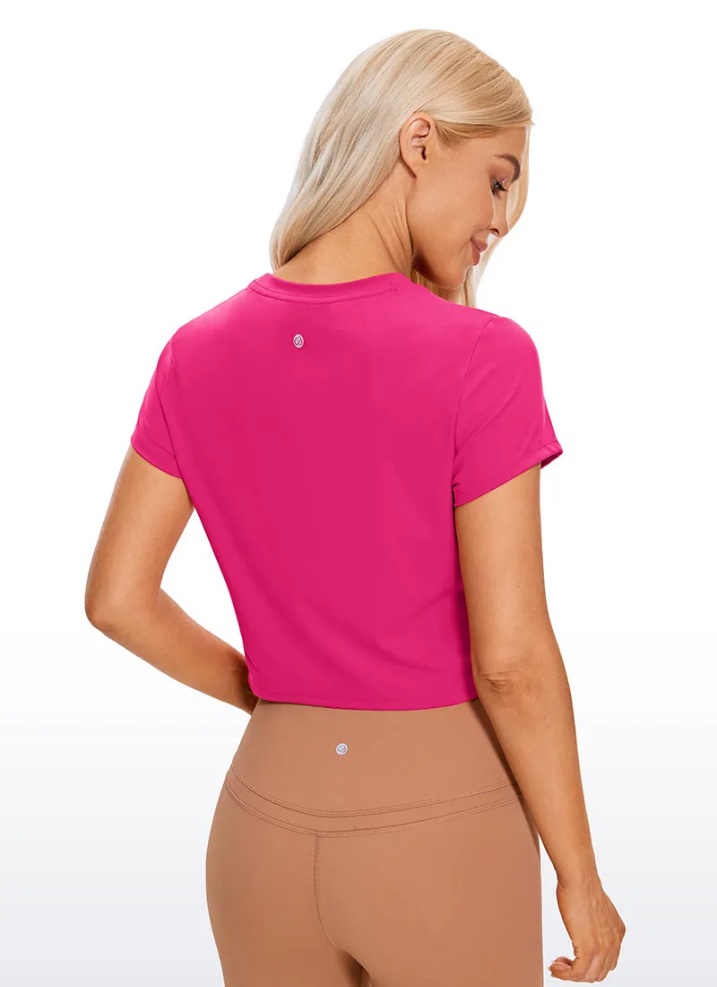 Butterluxe Cropped Short Sleeve