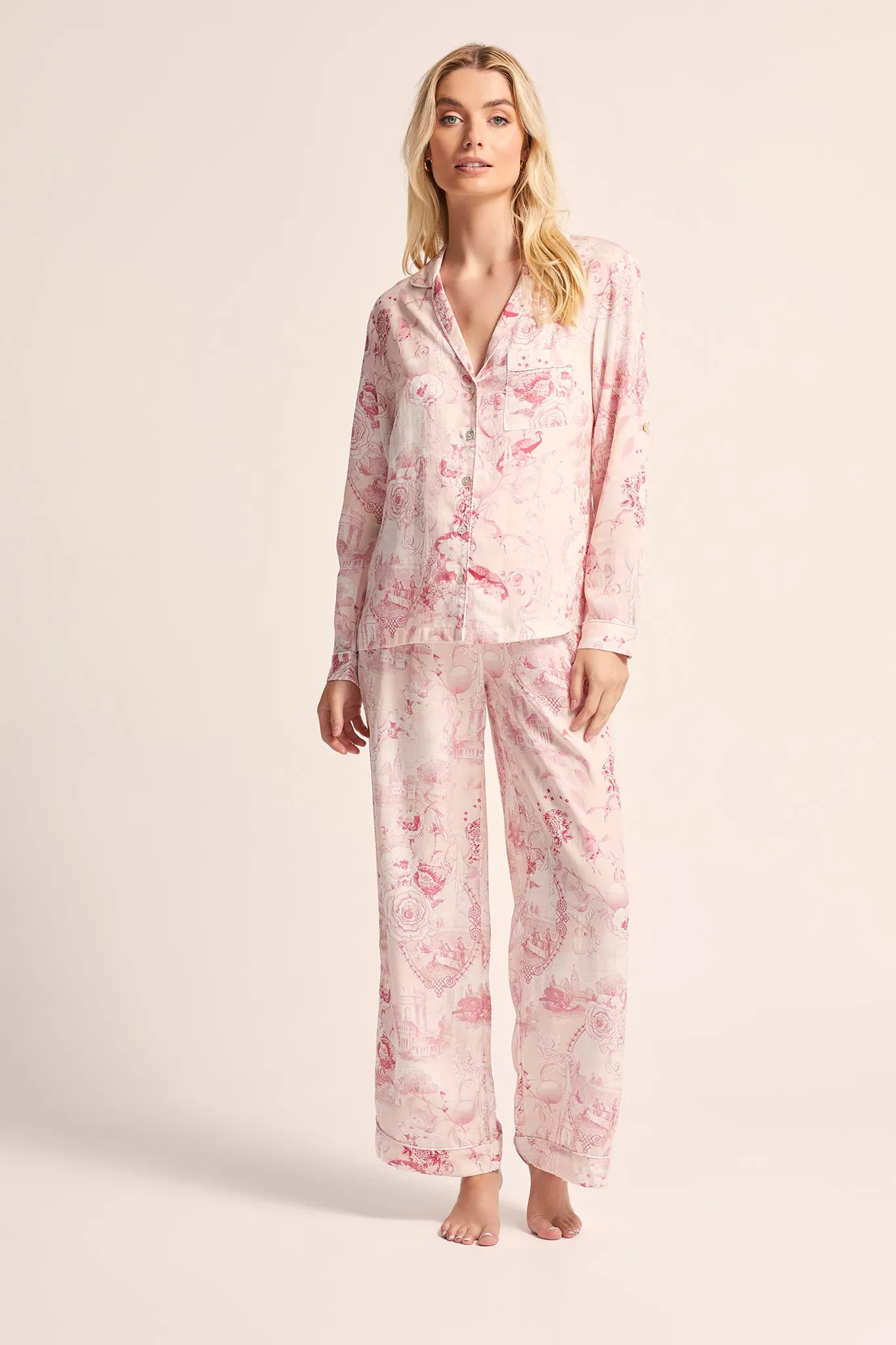 Camille Tencel™ Lounge Pyjama Set - Pink