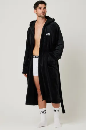 Canterbury Dressing Gown - Black