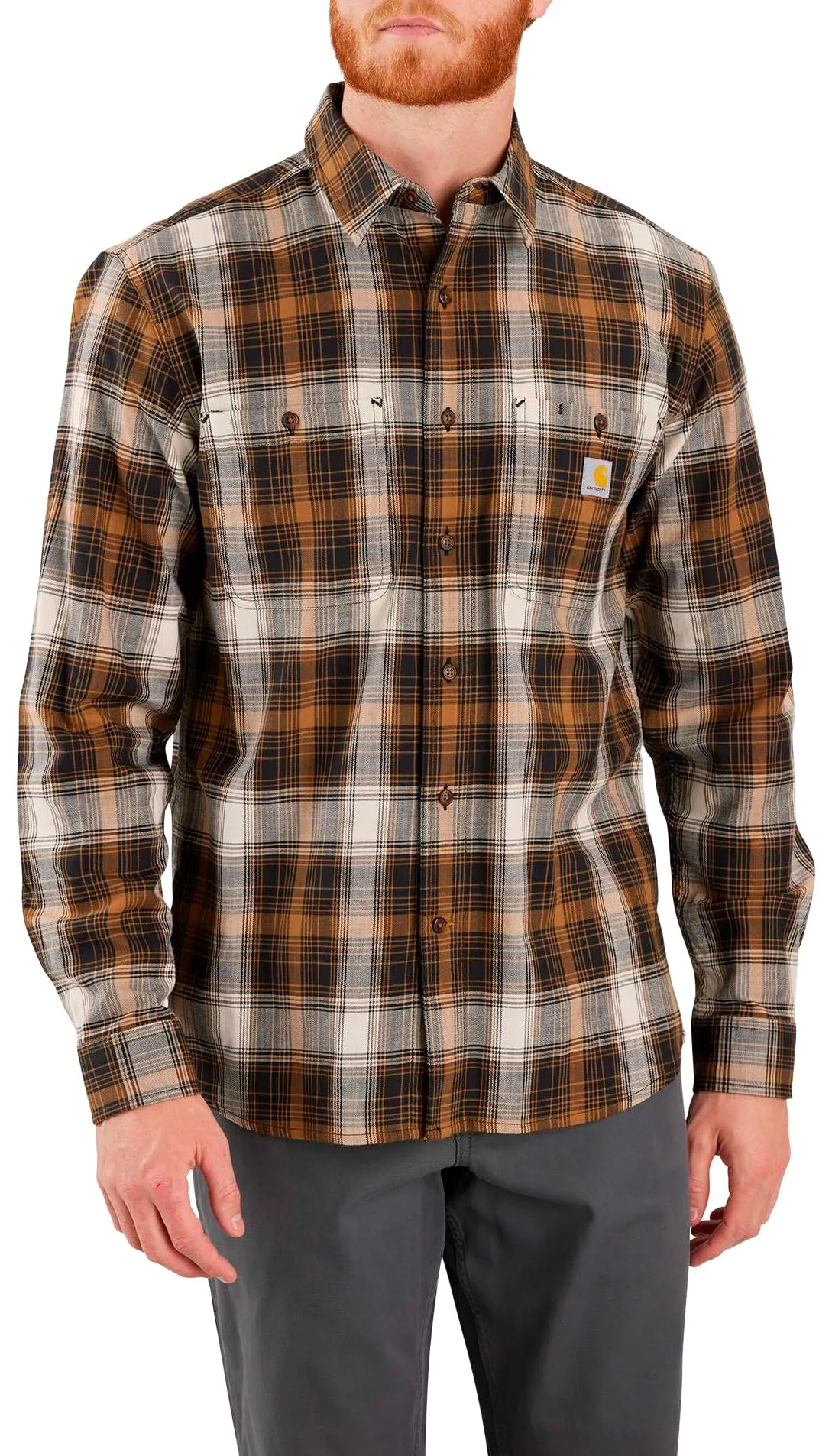 Carhartt 106357 Men's Rugged Flex Relaxed Fit Lightweight Long-Sleeve Shirt