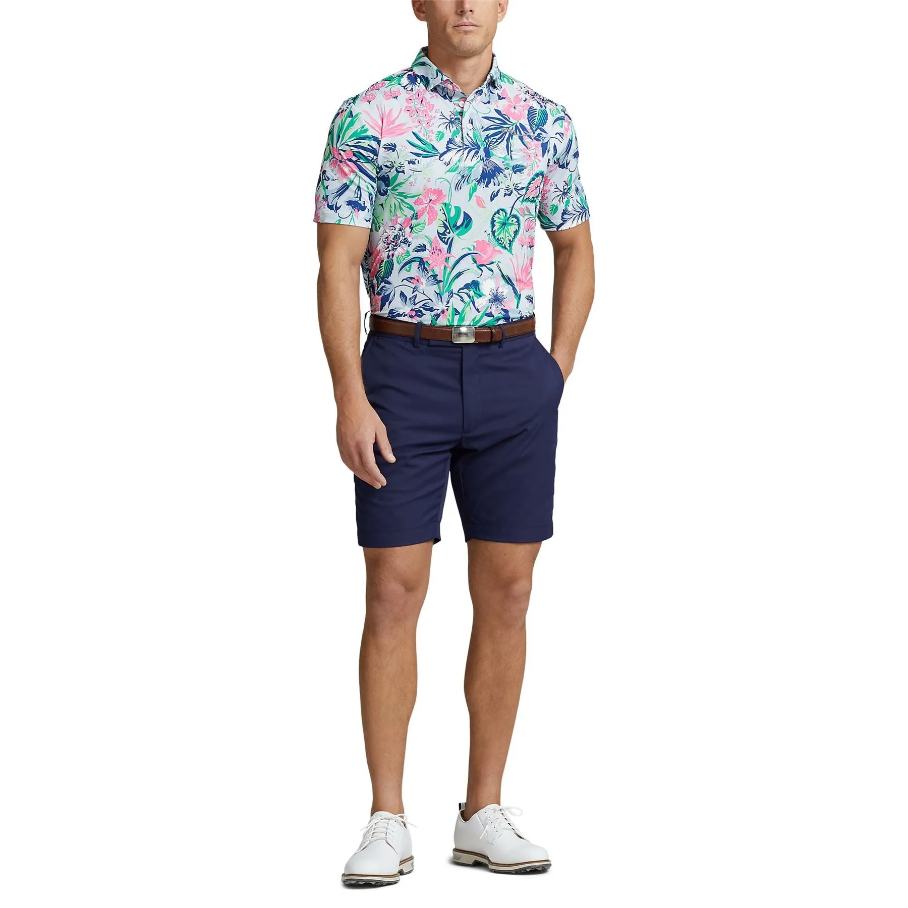 Classic Fit Performance Polo Shirt Jardin Floral - SS24