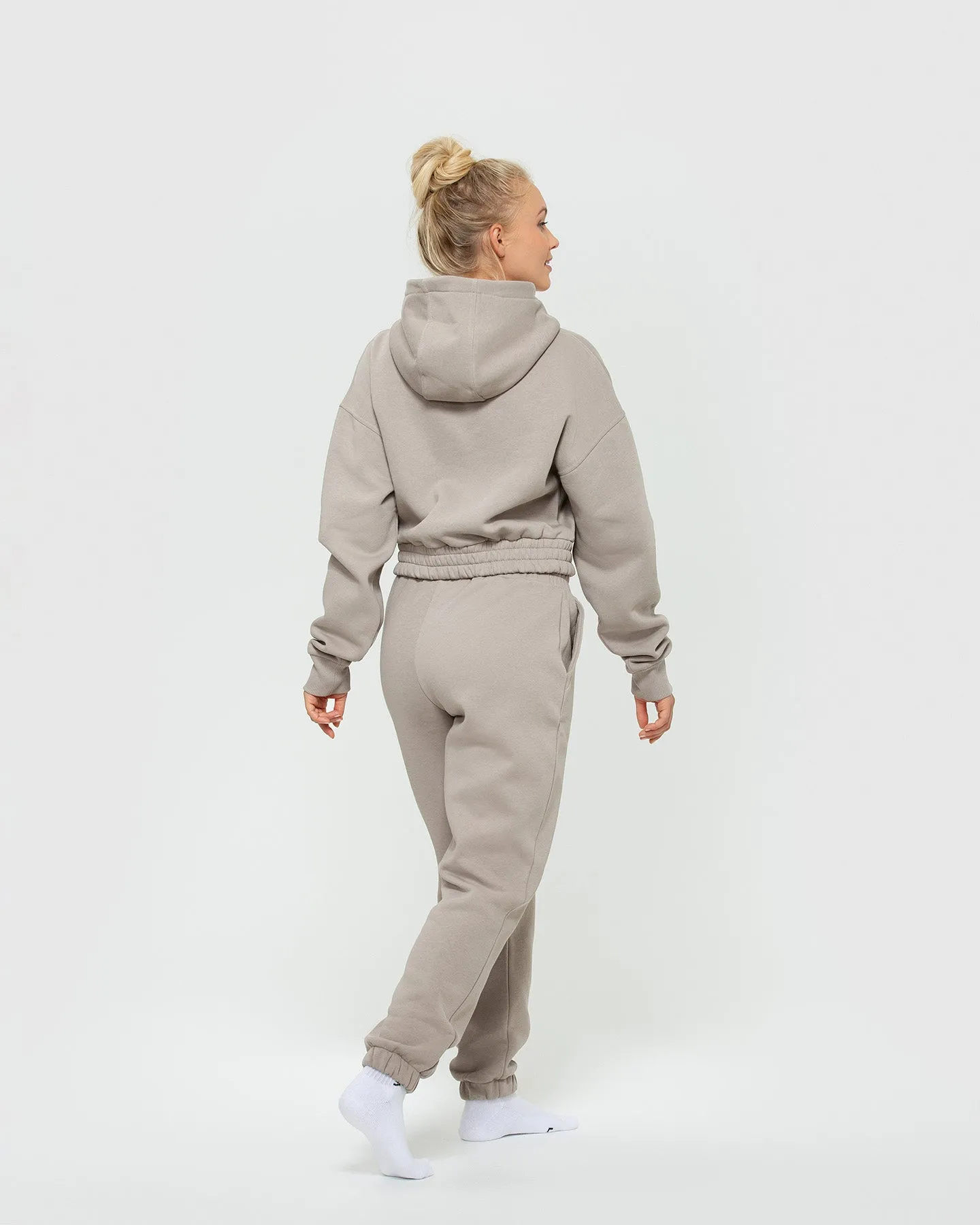 Comfort Cropped Hoodie | Buff