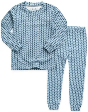 Cozy Knit Mint Long Sleeve Pajama