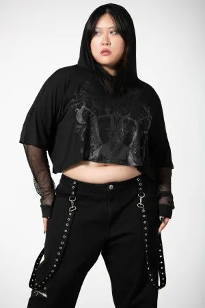 Dark Forces Cropped Hoodie [PLUS]