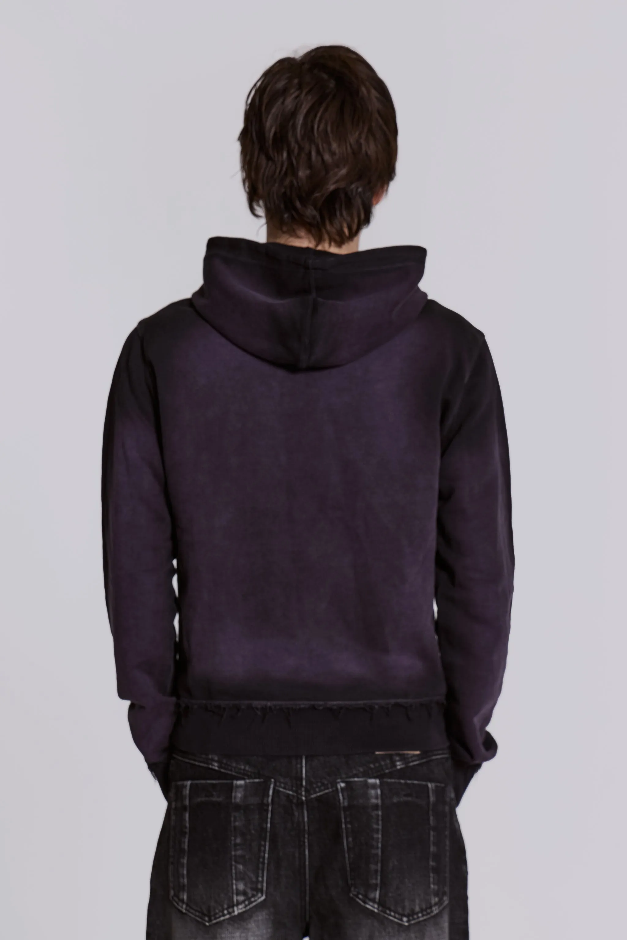 Deep Purple Fade Mini Monster Hoodie