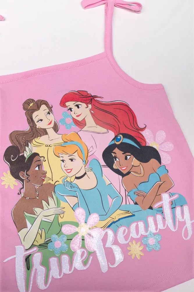 Disney Princess 2 Pack   Tshirt Pink