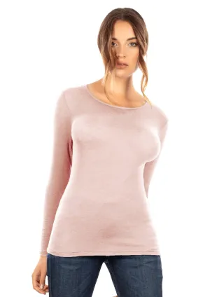 EGI Exclusive Collections Women's Modal Cashmere Blend Long Sleeves