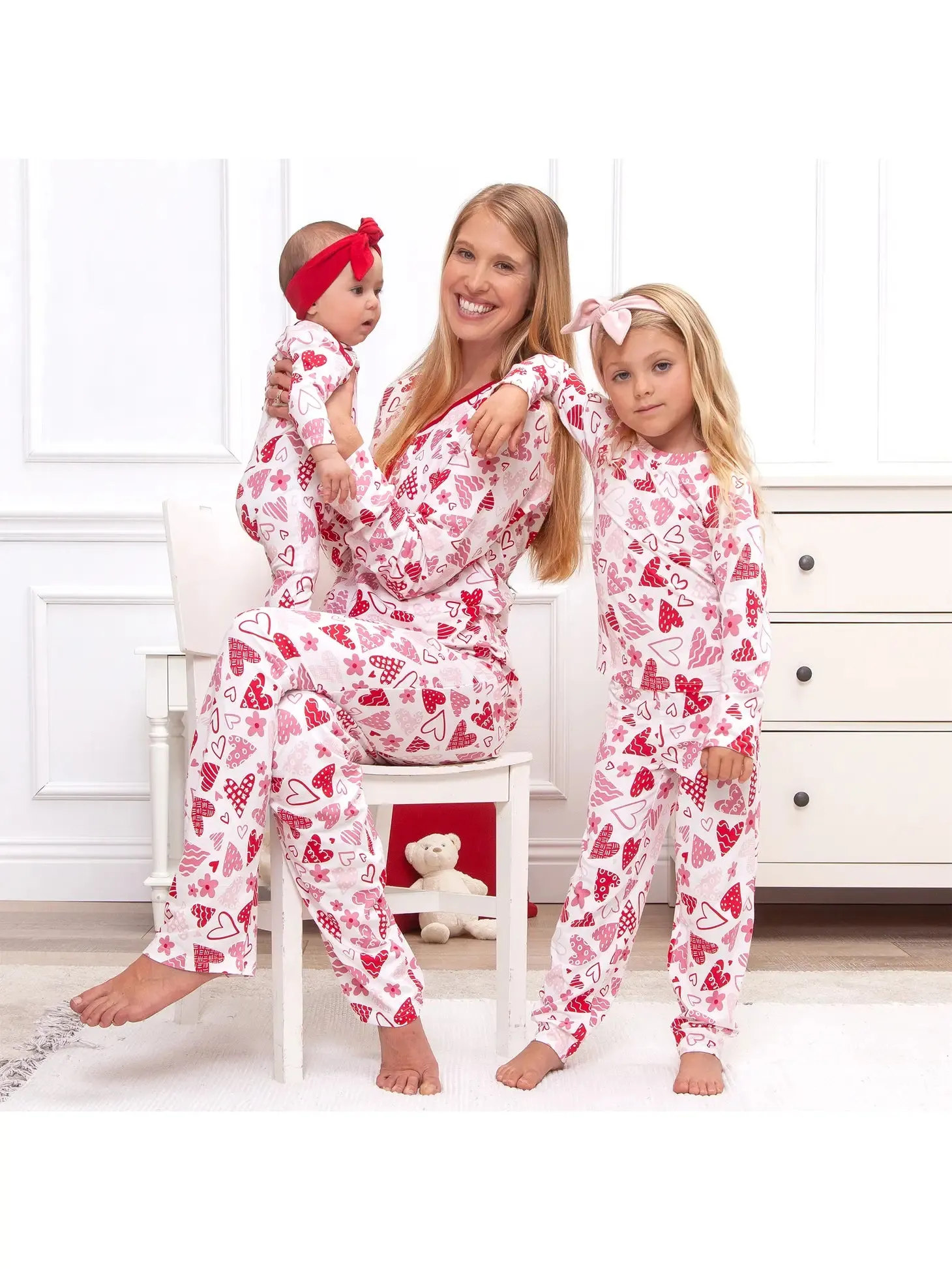 Girl's Heart Pajama Set