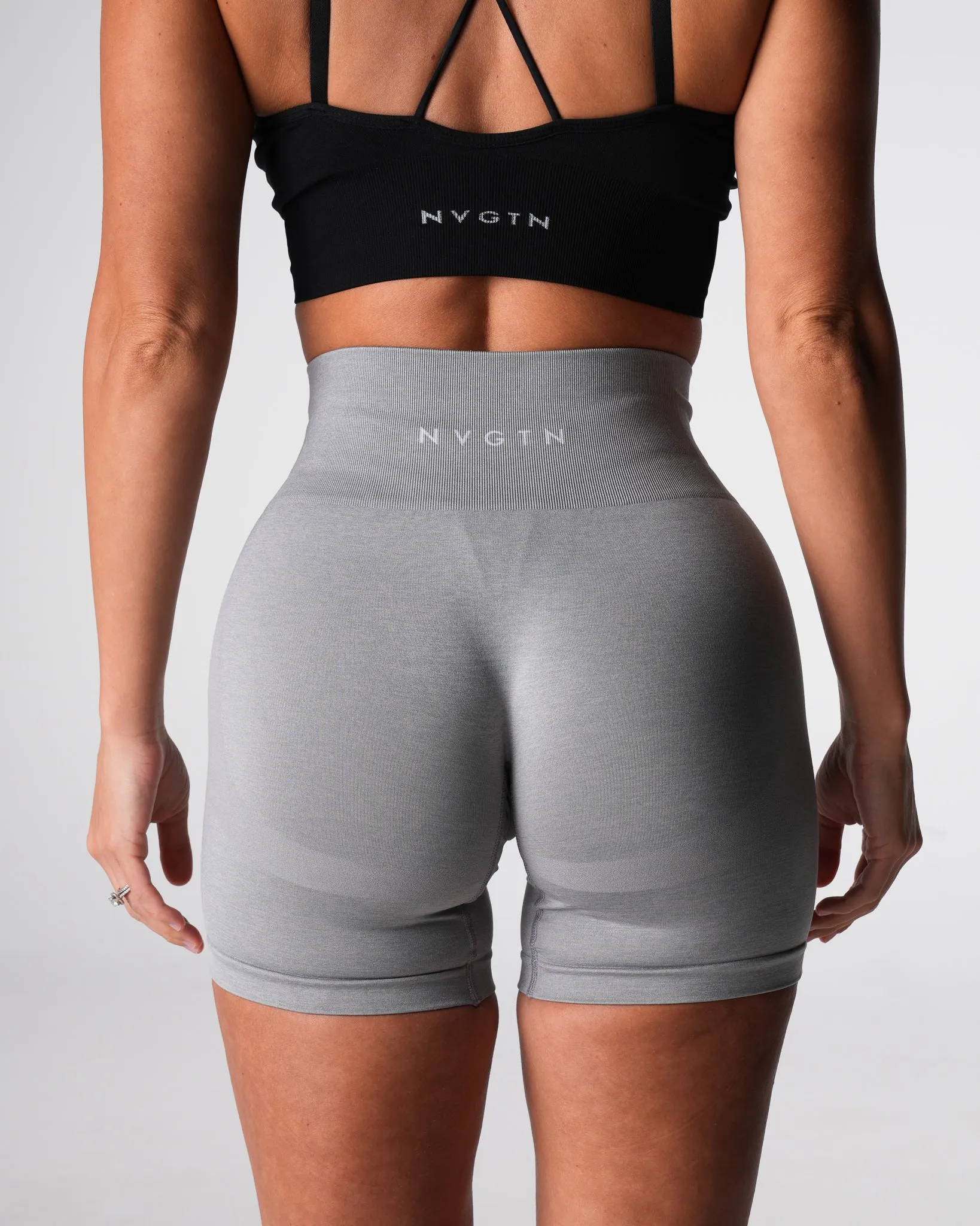 Grey Performance Seamless Shorts