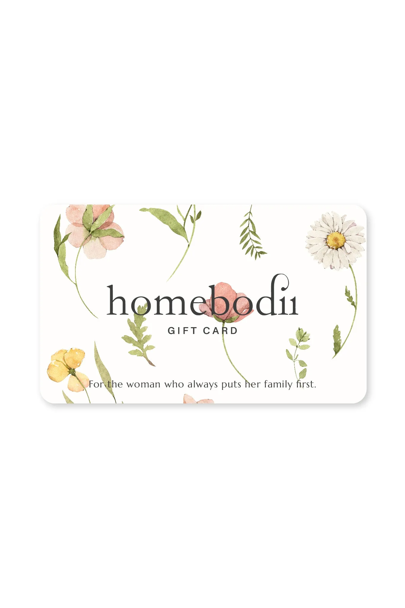 Homebodii Digital Gift Voucher