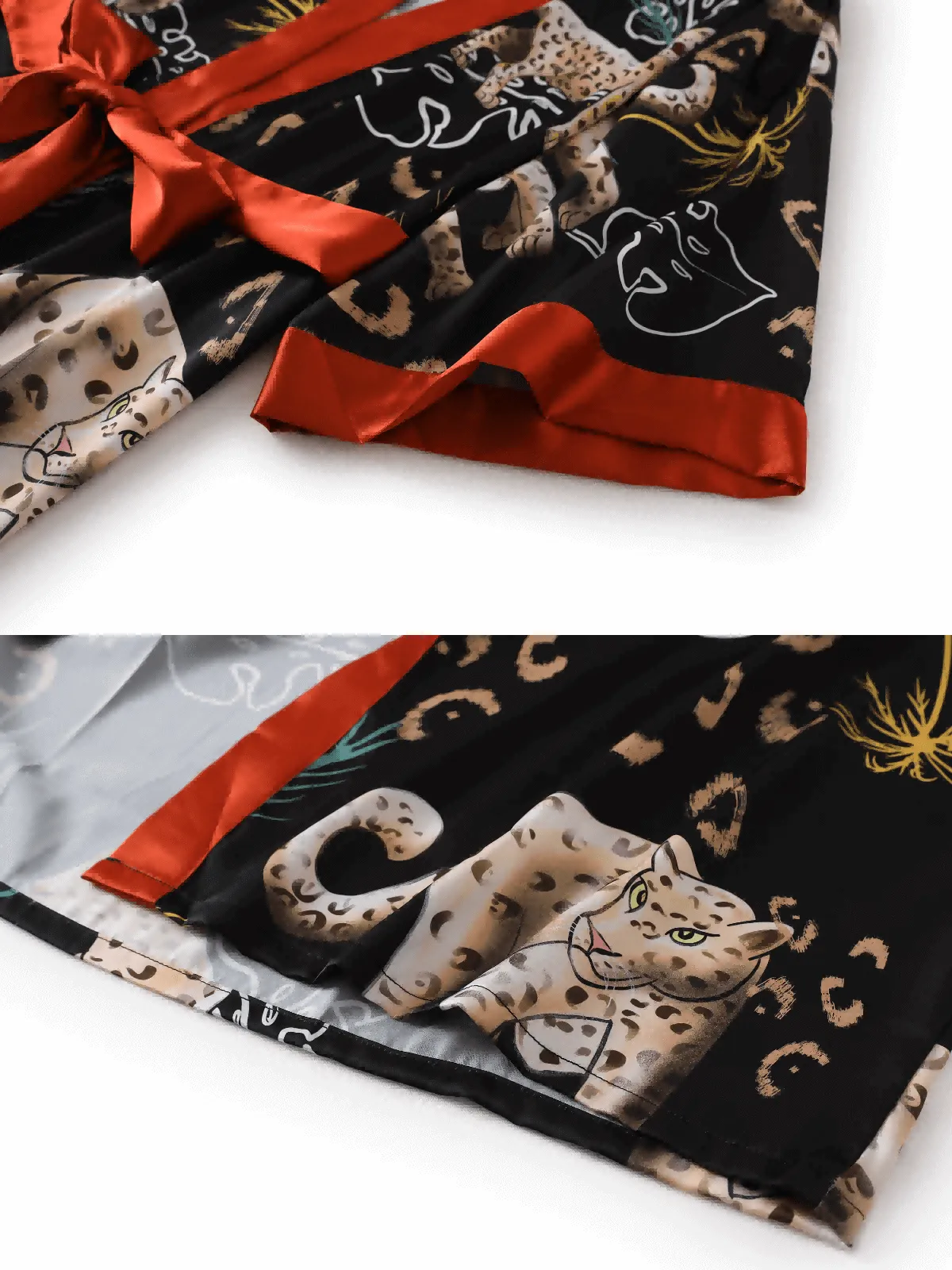 Jungle Animals Kimono Robe