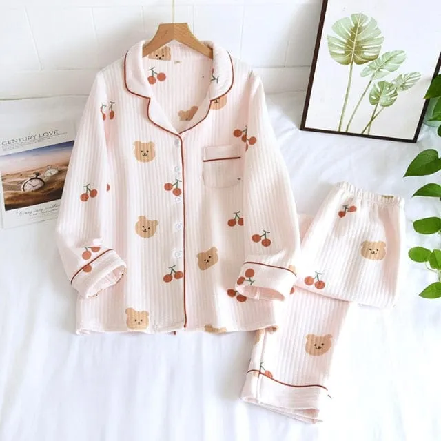 Kawaii Bear Korean Pyjamas