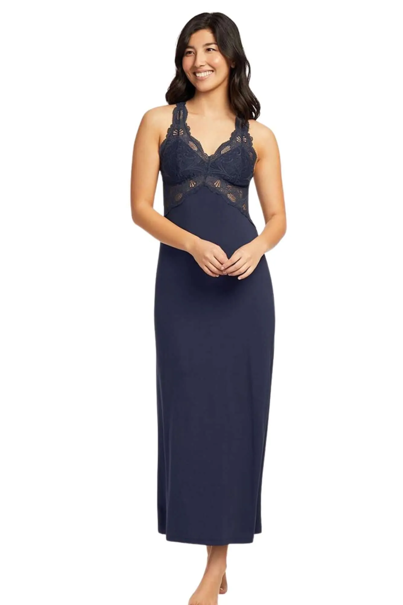 Lace T-Back Gown