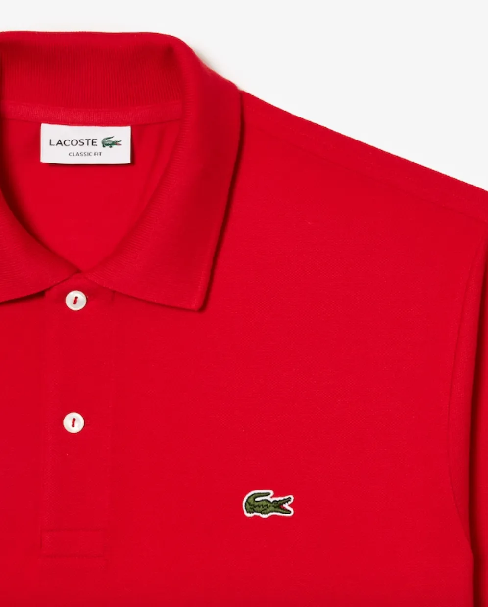 Lacoste - Classic Fit Original Piqué Red 240 - Polo Shirt