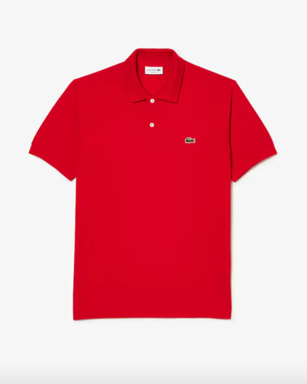 Lacoste - Classic Fit Original Piqué Red 240 - Polo Shirt