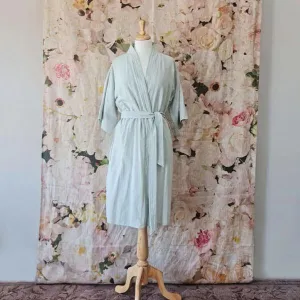 Luxury Robe - Mint Green