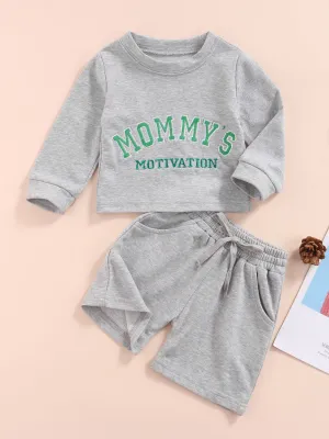 Mommy's Motivation Jogger Shorts Set