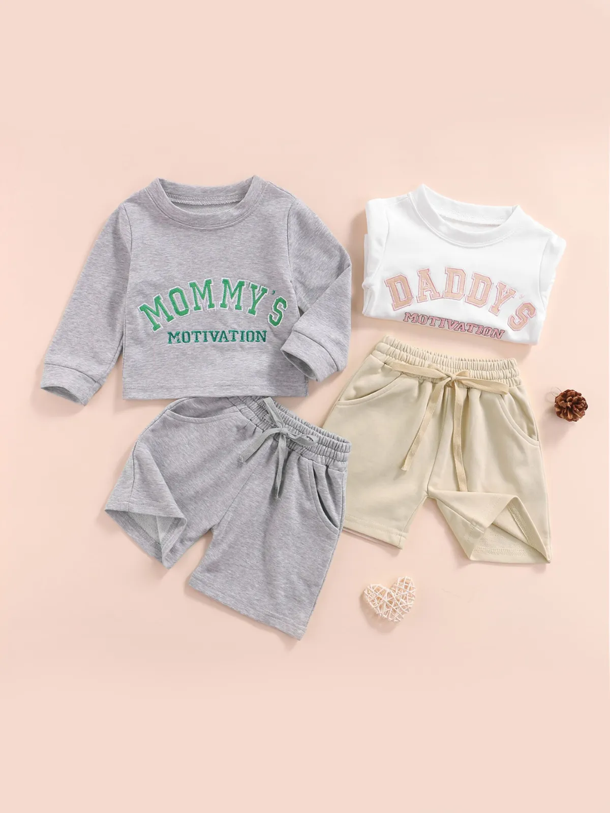 Mommy's Motivation Jogger Shorts Set