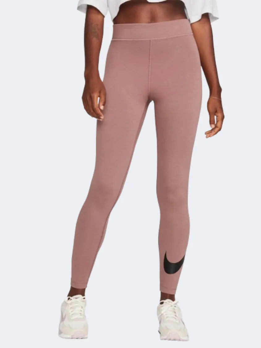 Nike Classics Women Lifestyle Tight Smokey Mauve/Black