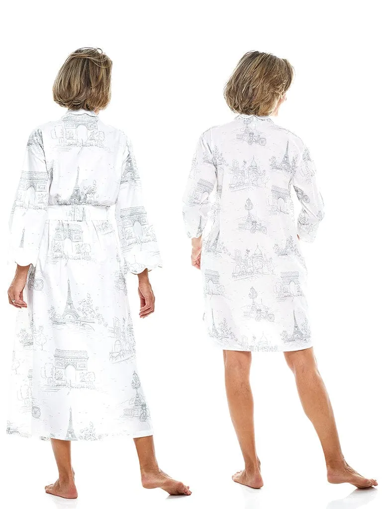 Paris Bundle: Classic Robe   Nightshirt