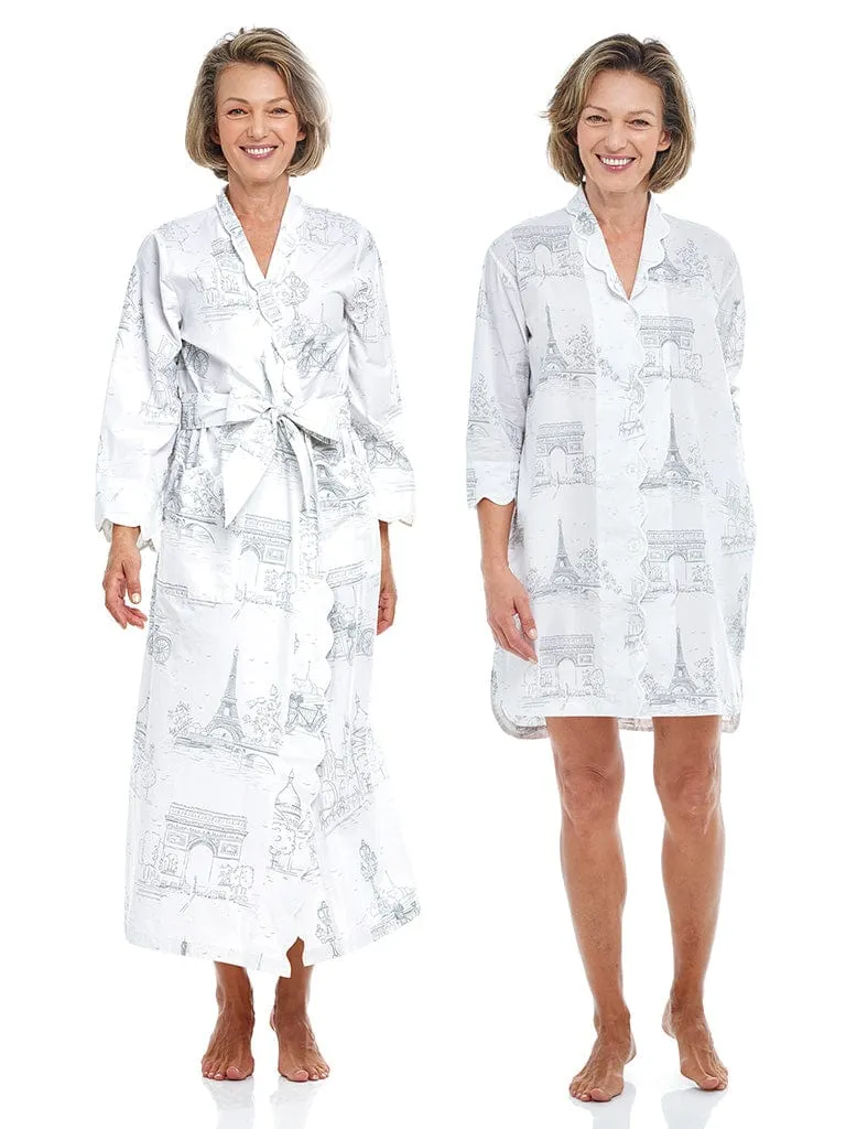 Paris Bundle: Classic Robe   Nightshirt