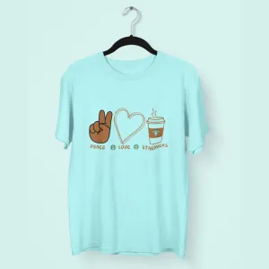 Peace Love Star Bucks Classic T-Shirt