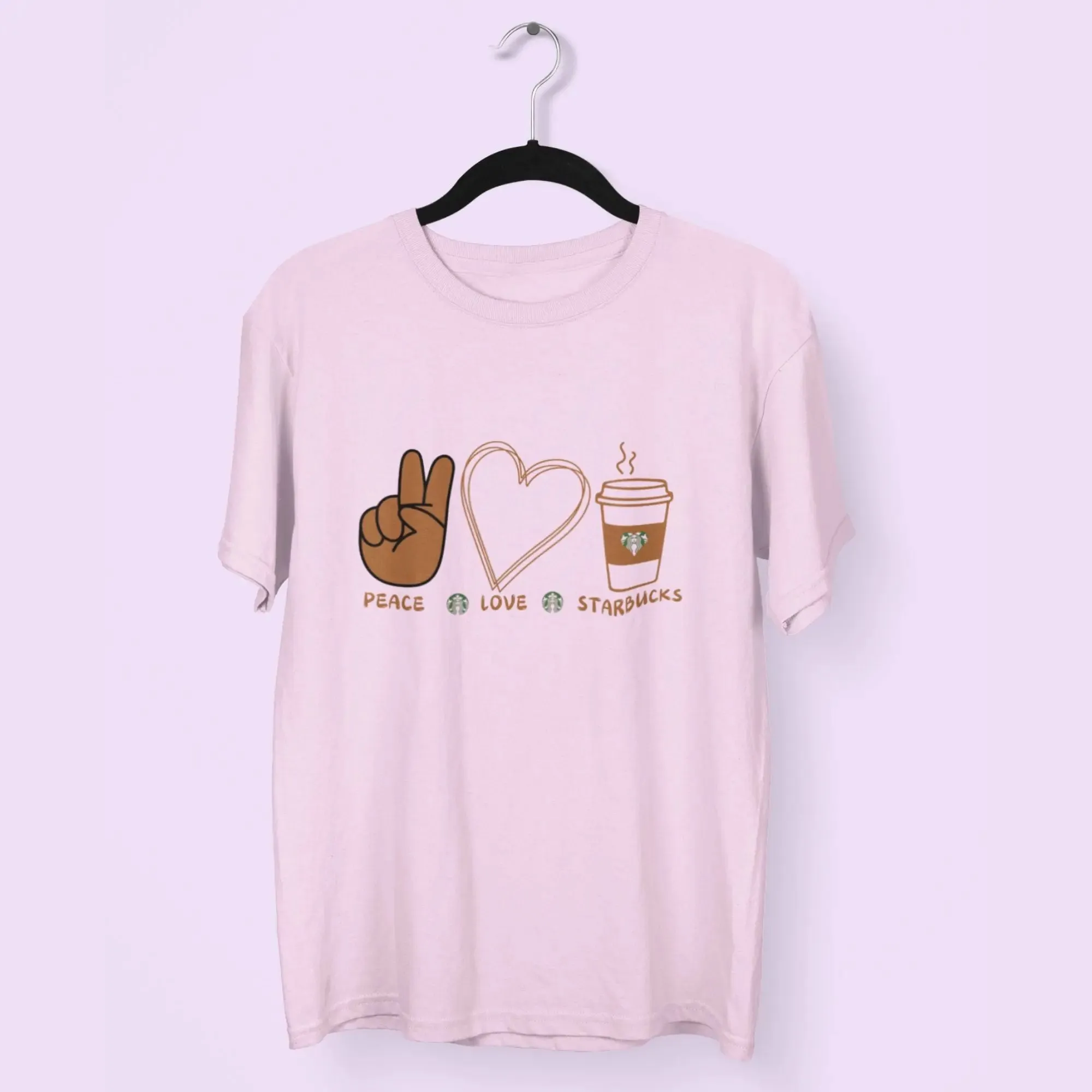 Peace Love Star Bucks Classic T-Shirt