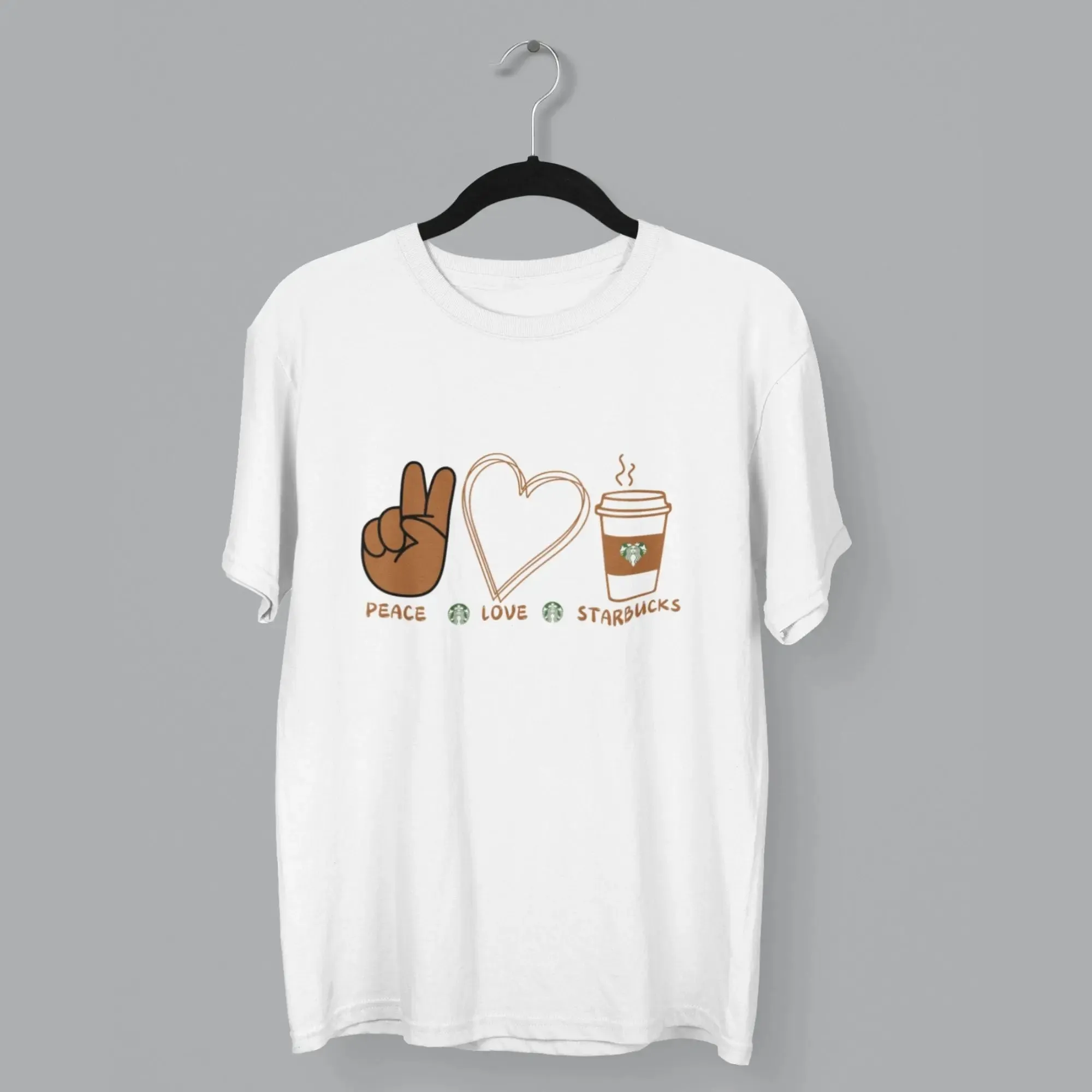 Peace Love Star Bucks Classic T-Shirt