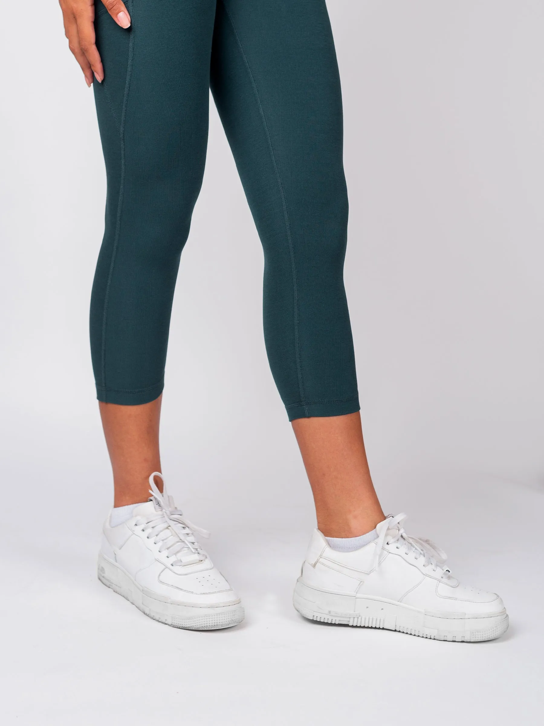 PlantTec™ Crop/Petite Leggings | Monstera