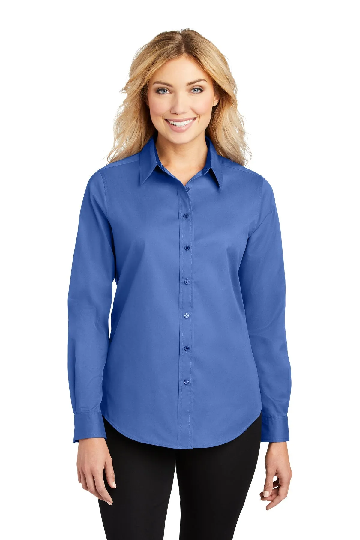 Port Authority Ladies Custom Easy Care Shirts, Ultramarine Blue