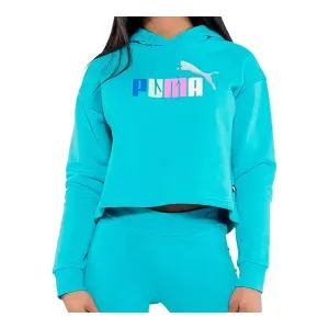 Puma Women's Essentials Logo Cropped Hoodie