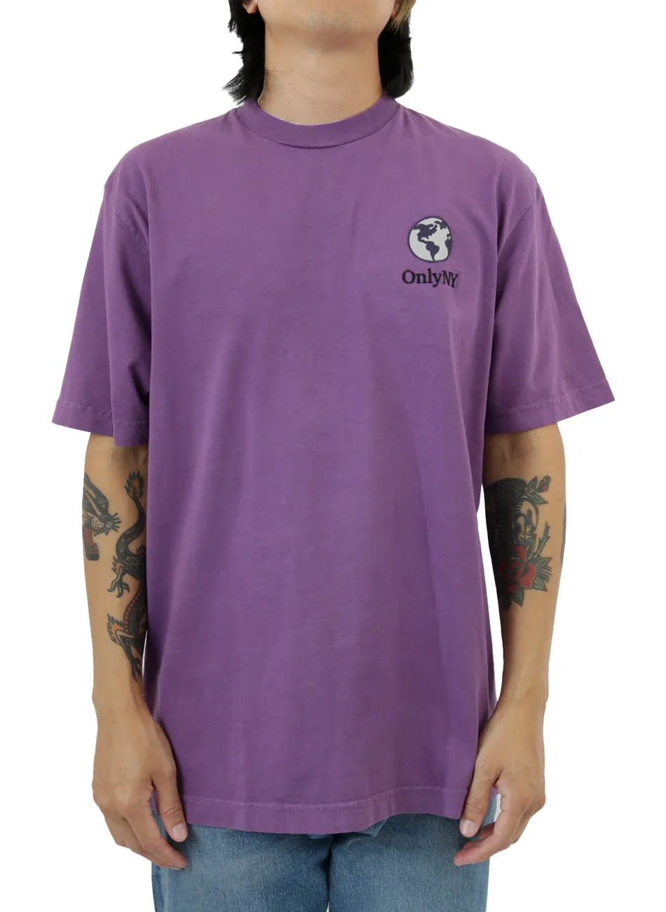 Purple Globe Graphic Tee