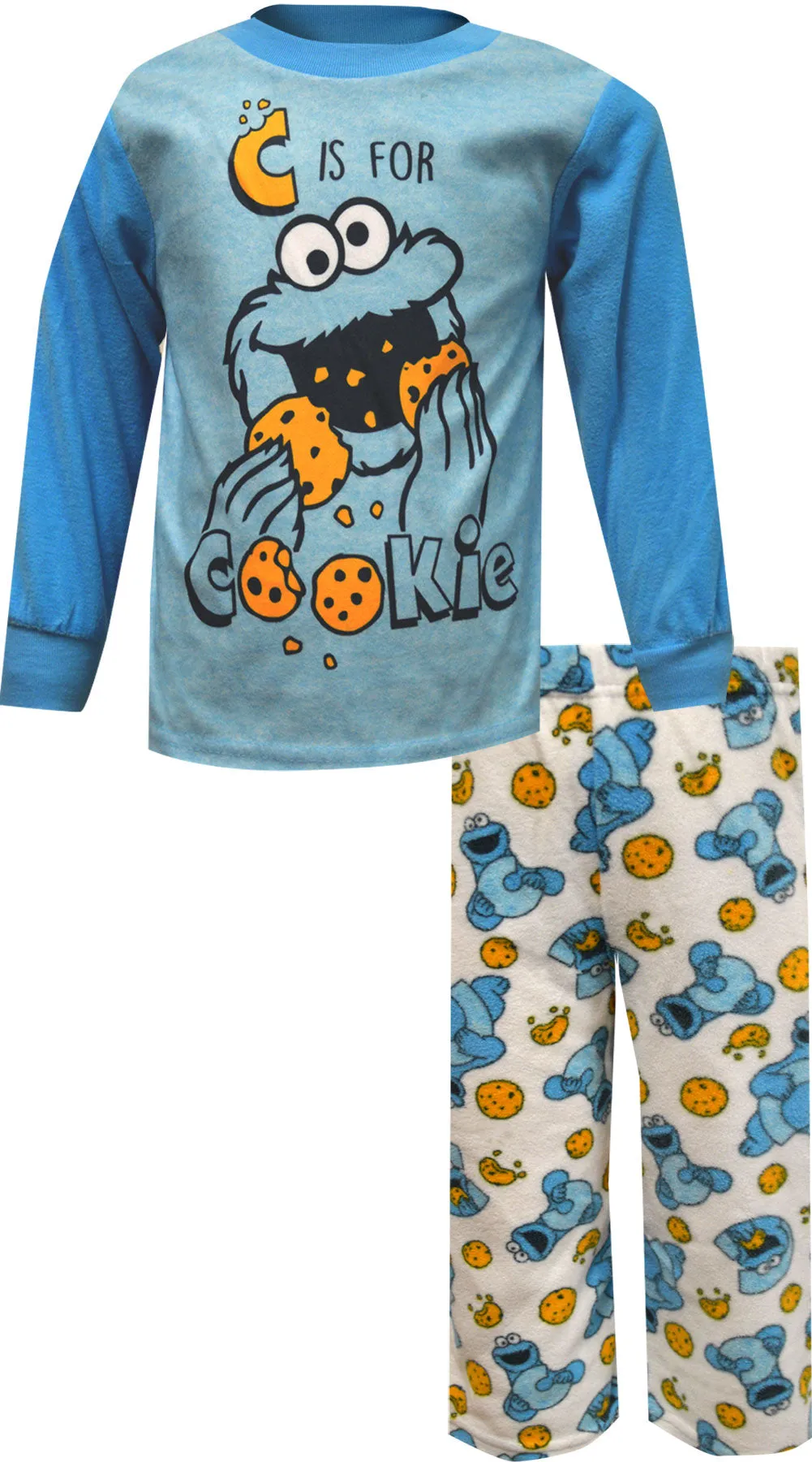 Sesame Street Cookie Monster C is for Cookie Toddler Pajama