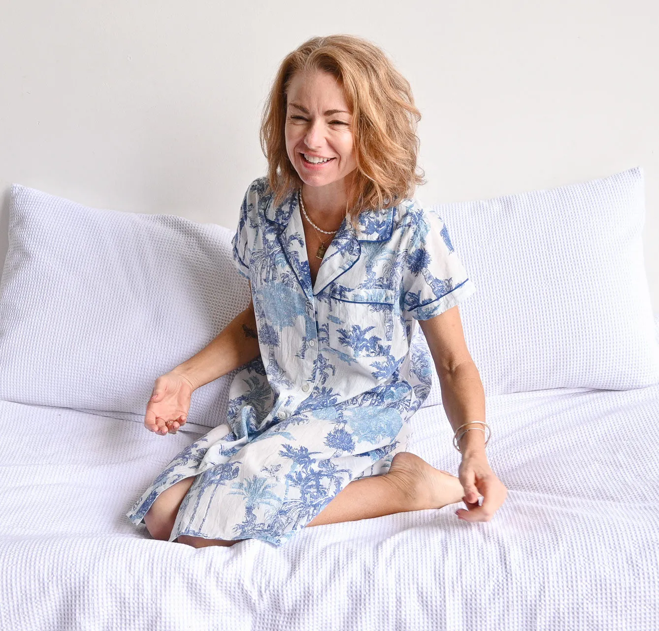 Sleep Shirt Nightie by Victoria's Dream - Tropical - 32262