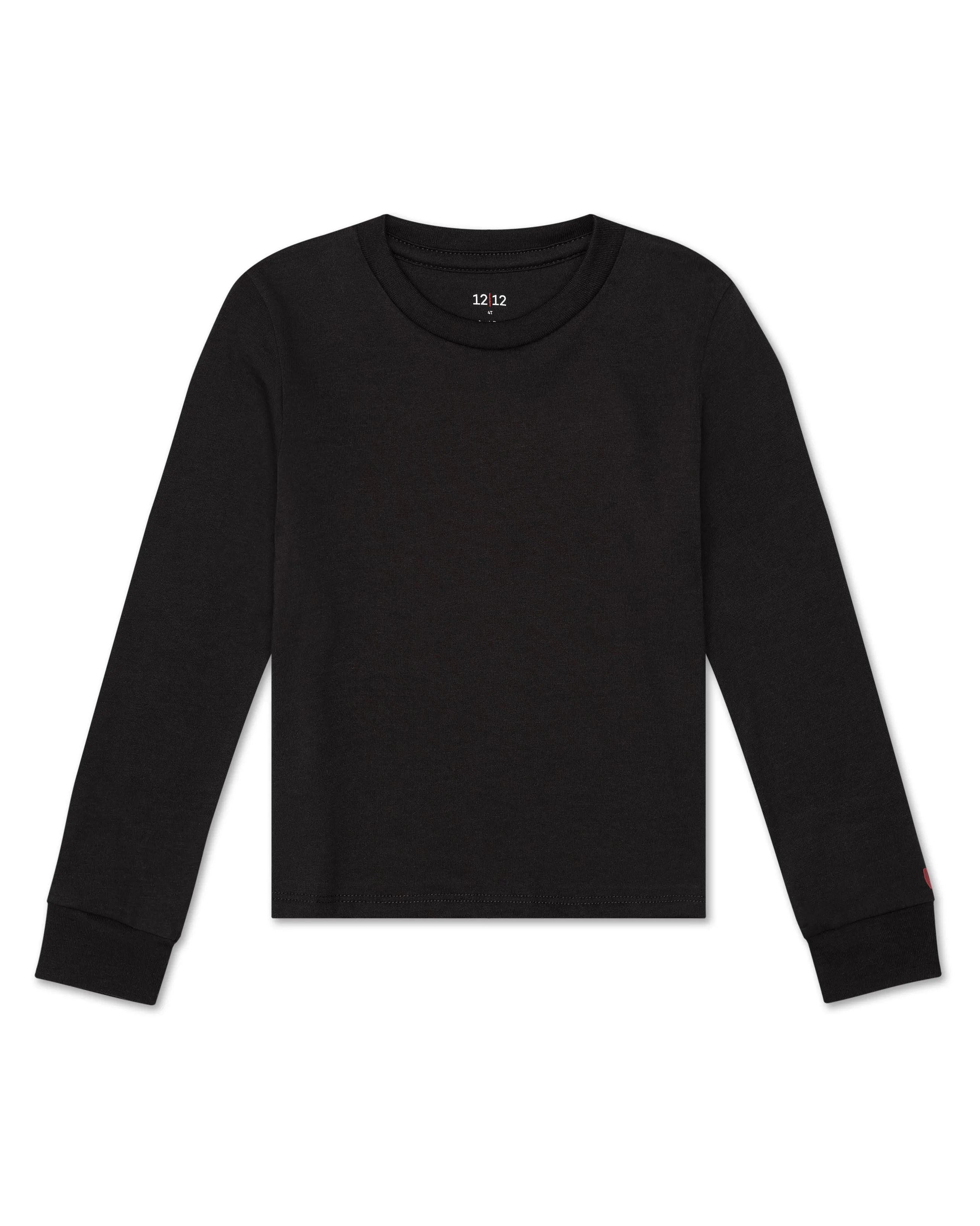 The Organic Long Sleeve Tee [Black]