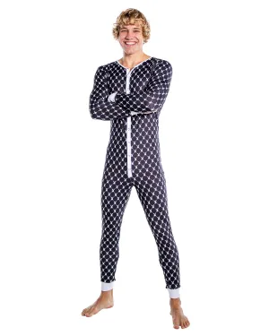 Unisex Playboy Bunny Cozy Lounge Union Suit Pajama