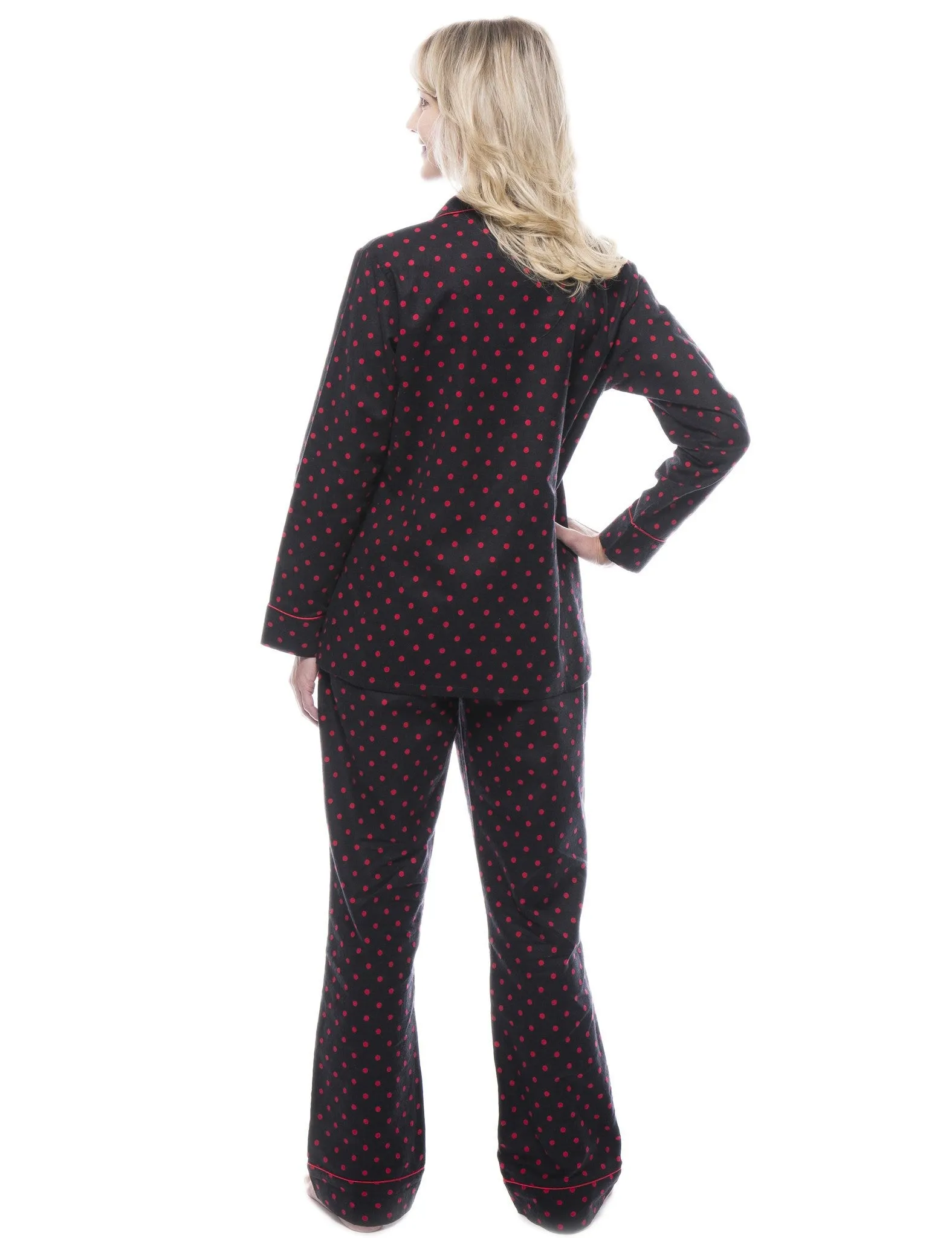 Women's 100% Cotton Flannel Pajama Sleepwear Set