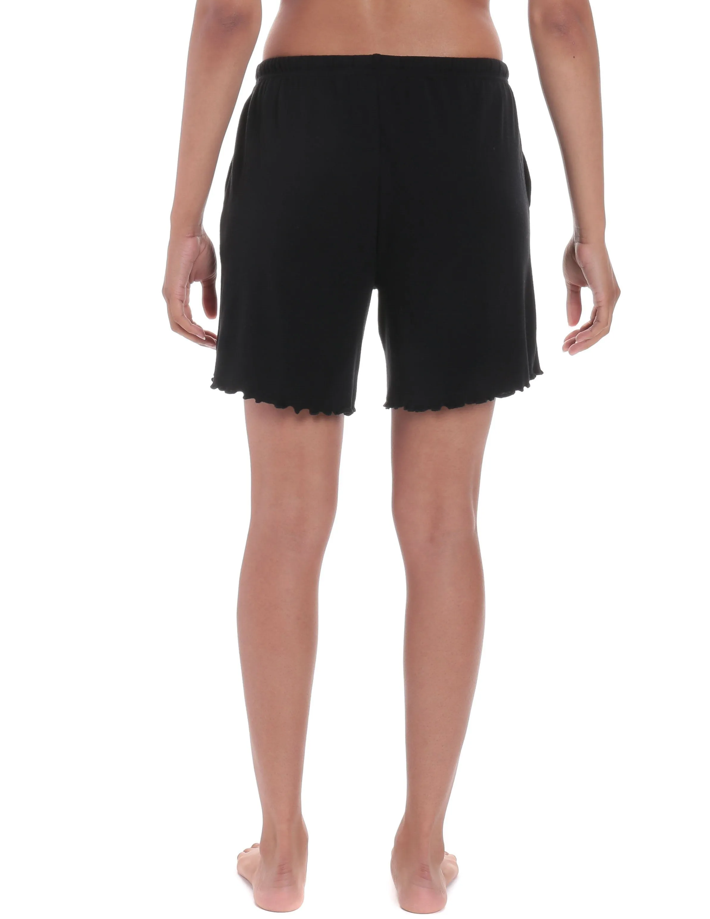 Women's Cozy Rib Lounge Shorts - 2 Pack