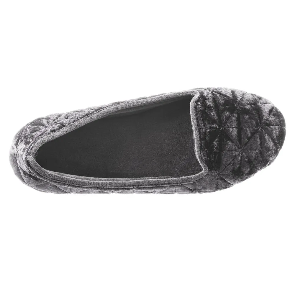 Women’s Crushed Velour Stephanie Closed Back Slippers