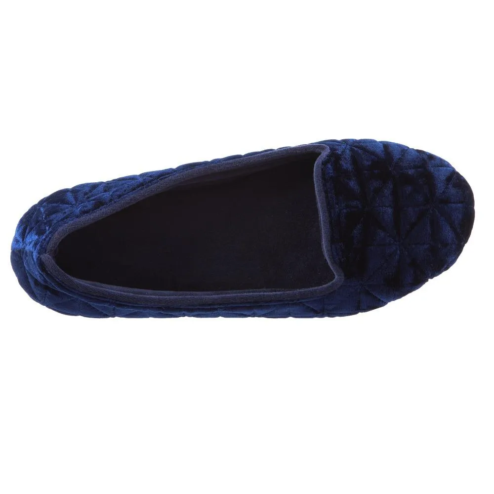 Women’s Crushed Velour Stephanie Closed Back Slippers